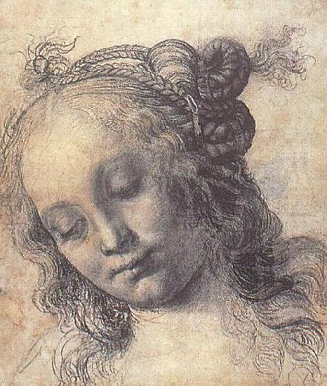 Andrea del Verrocchio Head of a Girl